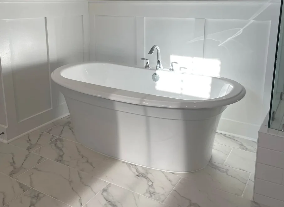 Interior home improvements in the Northshore Louisiana including trim, shelving, and lighting upgrades