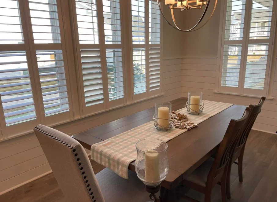 Interior home improvements in the Northshore Louisiana including trim, shelving, and lighting upgrades