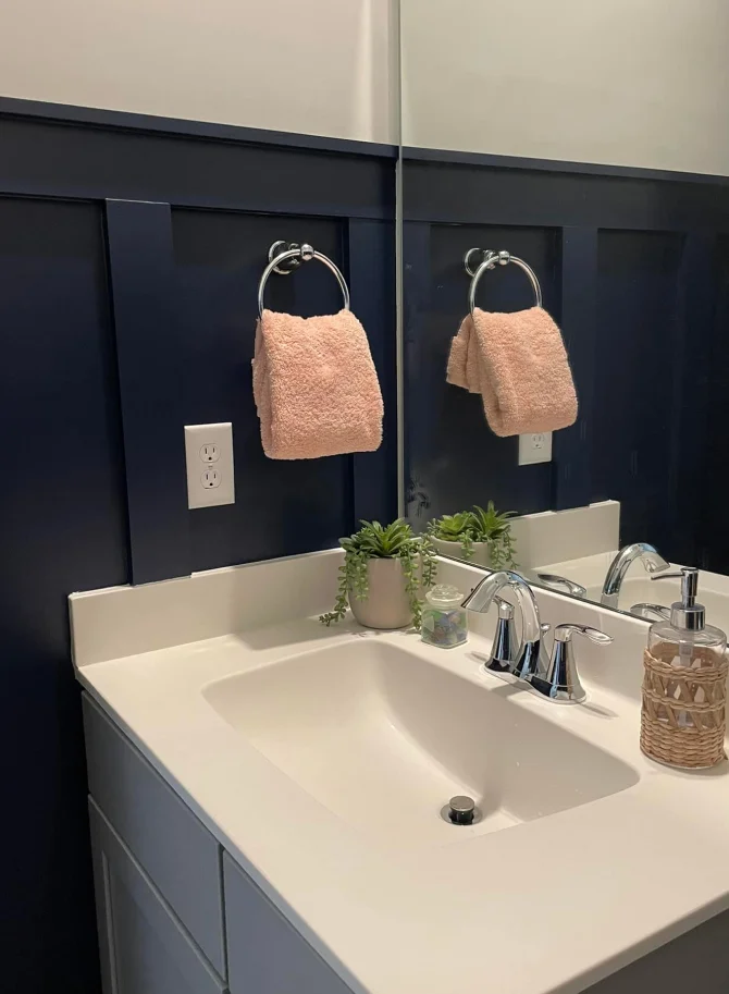 Interior home improvements in the Northshore Louisiana including trim, shelving, and lighting upgrades